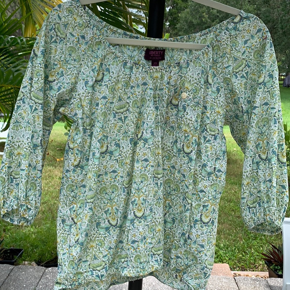 J CREW long sleeve blouse
